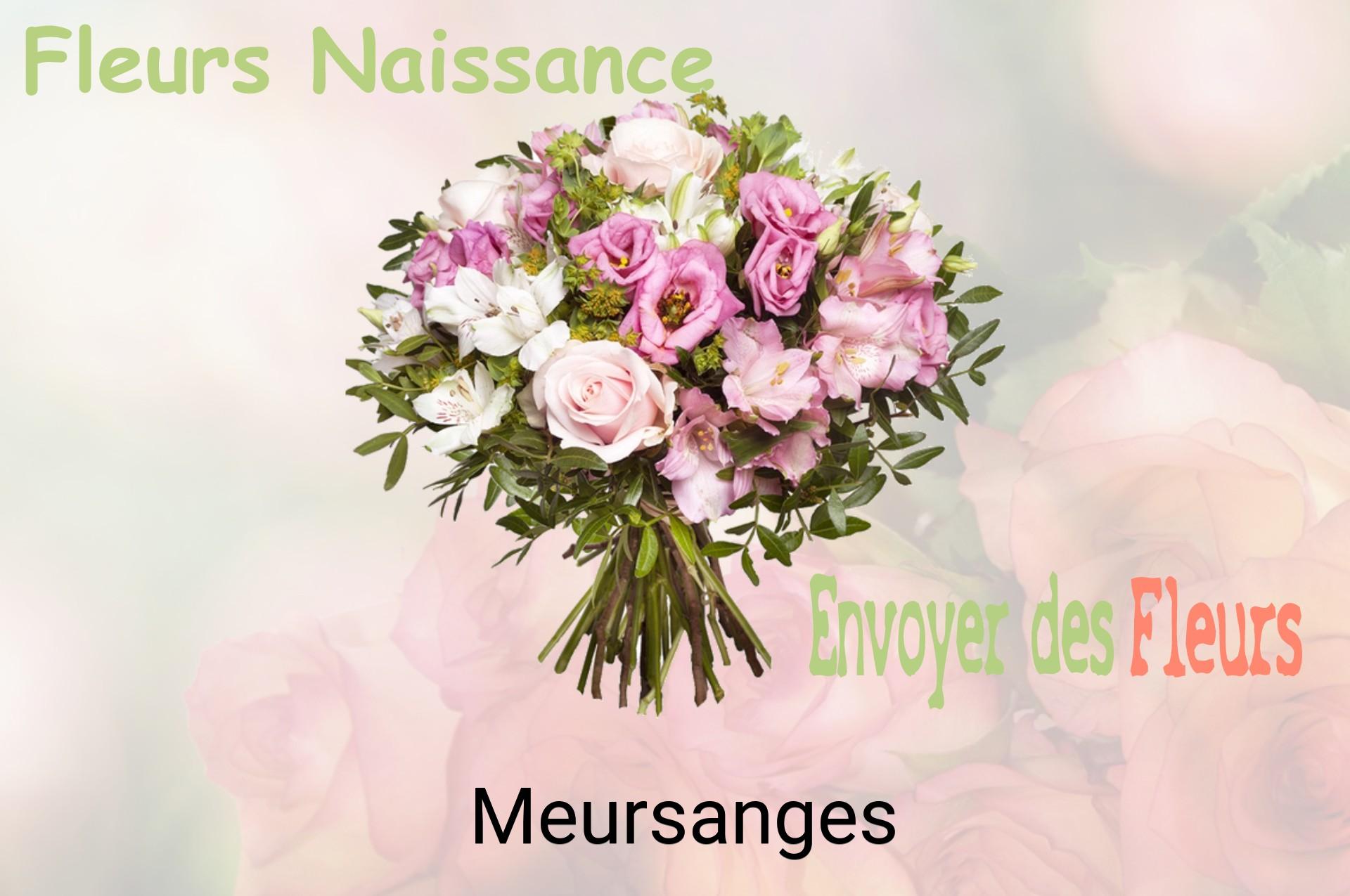 Bouquet de fleurs de naissance livré à Meursanges